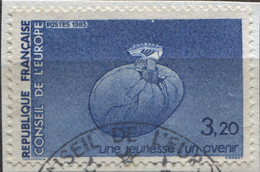 France 1985 - Service YT 87 (o) Sur Fragment - Used