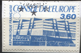 France 1987 - Service YT 97 (o) Sur Fragment - Oblitérés