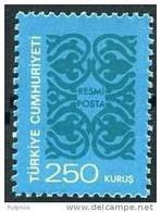 1977 TURKEY OFFICIAL STAMP MNH ** - Francobolli Di Servizio