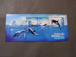 AAT Whales Dolphins Block 1995 SST - Oblitérés