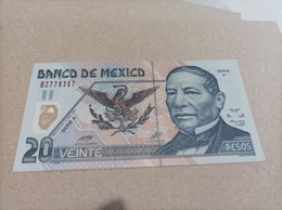 Billete De México De 20 Pesos, Año 2001, Serie A - Mexico