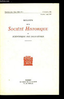 Bulletin De La Société Historique Et Scientifique Des Deux-sèvres Tome XXII N° 4 - Germain Rallon, Enfant D'Aubigny, Mai - Auvergne