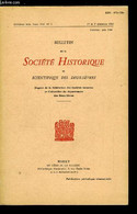 Bulletin De La Société Historique Et Scientifique Des Deux-sèvres Tome XVI N° 1 - Les Fouilles De Mairé (commune De Péri - Auvergne