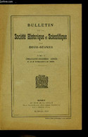 Bulletin De La Société Historique Et Scientifique Des Deux-sèvres Tome X 2e Et 3e Trimestres - A La Mémoire De Jard-Panv - Auvergne