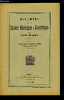 Bulletin De La Société Historique Et Scientifique Des Deux-sèvres Tome X 4e Trimestre - La Préhistoire A Arivault Par Eu - Auvergne