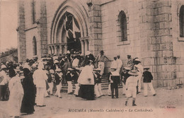Nouvelle Caledonie - Noumea - La Cathedrale - Animé - Coll Barrau - Carte Postale Ancienne - - Nueva Caledonia