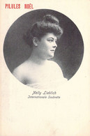 THEATRE - Nelly Lieblich - Internationale Soubrette - Pilules Noël - Carte Postale Ancienne - Theatre