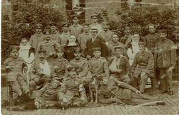 Saint-Vith, Ww1, Belle Carte-photo, Soldats Allemands Soignés Au "St Joseph Kloster" (voir Desc) - Sankt Vith