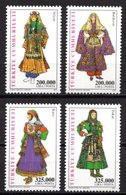 2001 TURKEY TURKISH WOMEN DRESSES MNH ** - Neufs