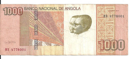 ANGOLA 1000 KWANZAS 2012 VF P 156 - Angola