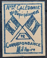 NOUVELLE CALÉDONIE 1893 - MLH - YT 7 - Franchise Militaire - Nuovi