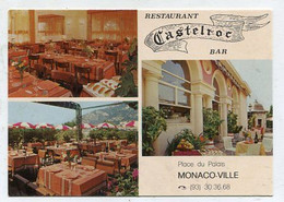 AK 117055 MONACO - Monaco-Ville - Restaurant Castelroc Bar - Bares Y Restaurantes