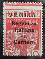 Italie Arbe&Veglia 1920 N°18  Piquage à Cheval * TB - Arbe & Veglia