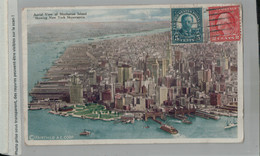 Aerial View Of Manhattan Island, Showing New York Skyscrapers ( FEVR 2023 315) - Tarjetas Panorámicas