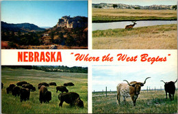 Nebraska Where The West Begins Split View - Sonstige & Ohne Zuordnung