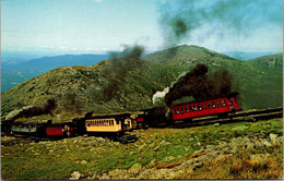 New Hampshire Mount Washingtin The Mt Washingon Cog Railway - White Mountains