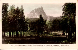 Canada Banff Mount Eisenhower Near Johnson's Canyon Photo - Banff