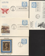 UZ2 4 Official Mail Postal Cards FDC 1983 - 1981-00