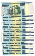 Belarus 10x 1000 Rubles 2000 UNC - Belarus