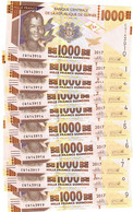 Guinea 10x 1000 Francs 2017 UNC - Guinea