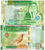 Jordan 1 Dinar 2022 UNC "AA" - Jordania