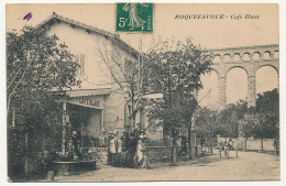 CPA - ROQUEFAVOUR (B Du R) - Café Blanc - Roquefavour