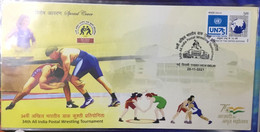 Spl Cvr Wresting Theme India / Inde Indien Sport - Lutte