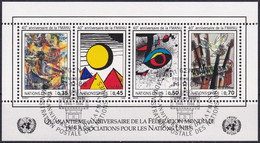 UNO GENF 1986 Mi-Nr. Block 4 O Used - Aus Abo - Blocs-feuillets