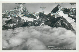 Switzerland Zermatt Mer De Brouillard Vue Du Gornergrat - Matt