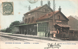 Belgique - Jemeppe - La Gare - Edit. Librairie Genard - Colorisé - Animé - Précurseur - Carte Postale Ancienne - Seraing