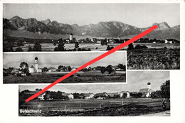 AK Sulzschneid Allgäu A Markt Oberdorf Marktoberdorf Lengenwang Stötten Am Auerberg Bahnpost Stempel Kaufbeuren Füssen - Kaufbeuren