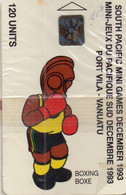 VANUATU - CHIP CARD - SOUTH PACIFIC MINI GAMES 1993 - BOXING - IN BLISTER (MAYBE MINT) - Vanuatu