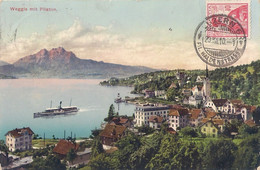 Delcampe - 63 . Weggis Mit Pilatus . VG . - Weggis