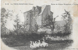 Les Trois Moutiers. Les Ruines Du Chateau Montpensier. - Les Trois Moutiers