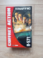 Coffret Vhs De 2 Films D'action Trafic Et U-571 - Actie, Avontuur