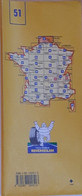 CARTE MICHELIN N° 51 AU 1/200 000 ème  CALAIS LILLE BRUXELLES - Europa