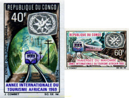 16772 MNH CONGO 1969 AÑO INTERNACIONAL DEL TURISMO AFRICANO - FDC