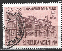 ARGENTINE. N°675 Oblitéré De 1963. Transmission Du Mandat Présientiel. - Oblitérés