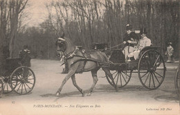 PARIS Mondain Nos Elégantes Au Bois - Petits Métiers à Paris