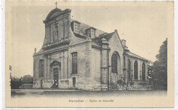 D 76. DARNETAL.  EGLISE DE CARVILLE.  DOS 1900 - Darnétal