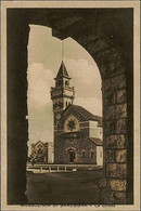 MUSSOLINIA DI SARDEGNA ( ARBOREA / ORISTANO ) LA CHIESA - FOTO LEPORATI - SPEDITA 1935 (14662) - Oristano