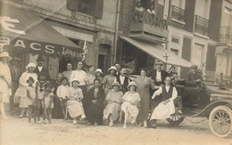 Fort Mahon * Carte Photo * Débit De Tabac Tabacs TABAC LESCURE & Magasin AU SOUVENIR , Avenue De La Plage * Auto - Fort Mahon