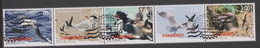 NEW ZEALAND 2014 Endangered Birds CTO Strip Mi. 3170 / 4 ~ Seagull, Albatross, Swallow - Oblitérés