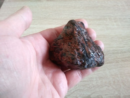 Obsidienne Acajou Brute, Pierres Naturelles, Pierres Précieuses, Pierres De Guérison, Chakra 166gr - Minéraux