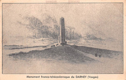 DARNEY     MONUMENT FRANCO TCHECOLOVAQUE    WW1 - Darney