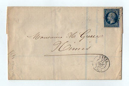 TB 4009 - 1857 - LSC - Lettre De CETTE Pour NIMES - 1849-1876: Classic Period