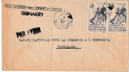 GUINEE - LETTRE PAR AVION 1946 CONAKRY POUR PARIS - Cartas & Documentos
