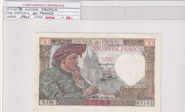 FRANCIA 50 FRANCS 1941 P93 - 50 F 1940-1942 ''Jacques Coeur''