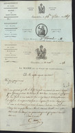 6 Lettres Entête Canton Mairie Saint Gilles Gard 30 Empire & République De 1799 à 1812 - 1701-1800: Vorläufer XVIII