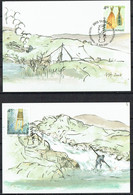 Greenland 1998. Greenlandic Heritage Site . Michel 366 - 367 Maxi Cards. - Maximumkarten (MC)